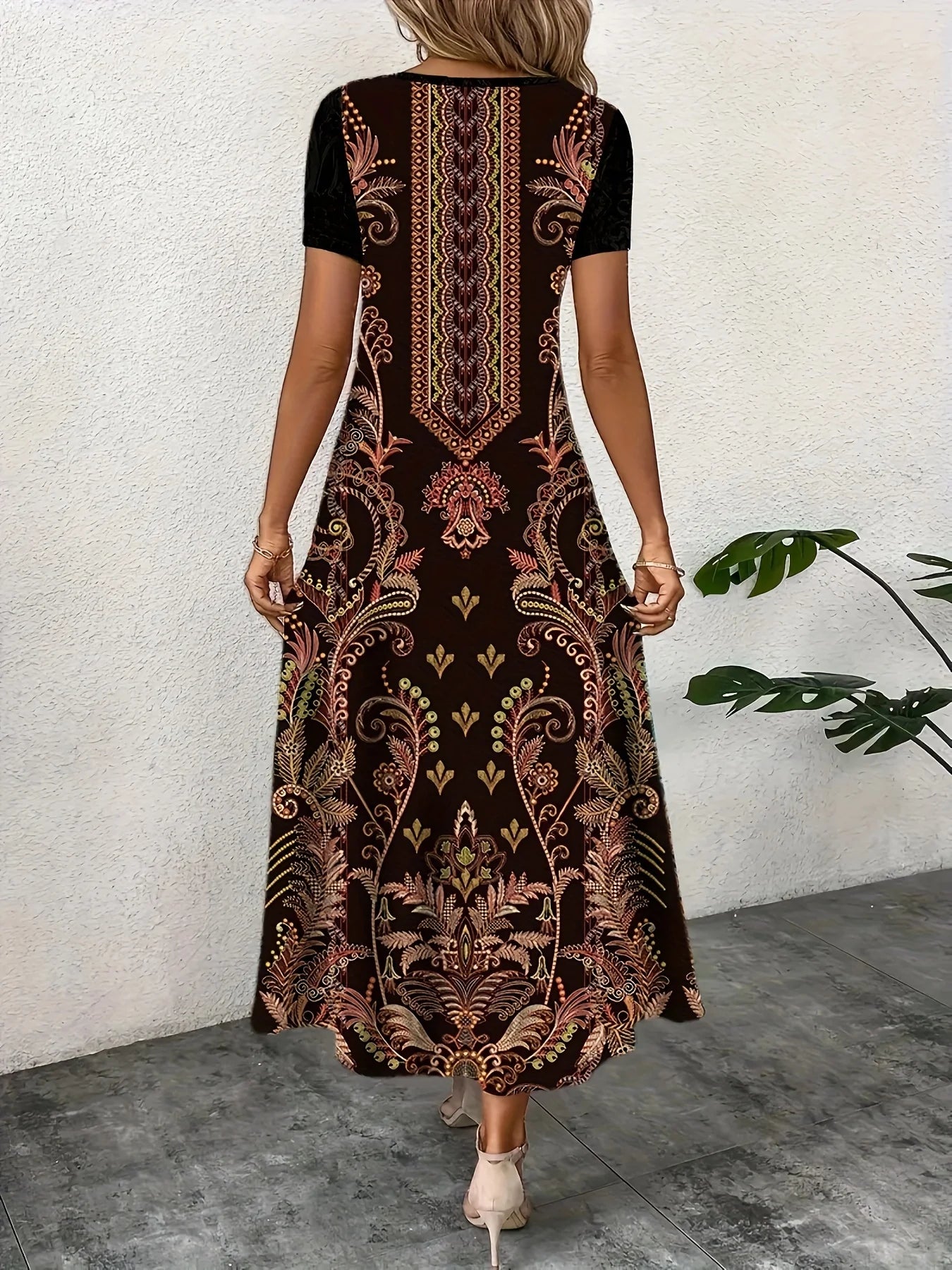Women's Elegant Boho Maxi Dress – Lightweight, Comfortable & Stylish