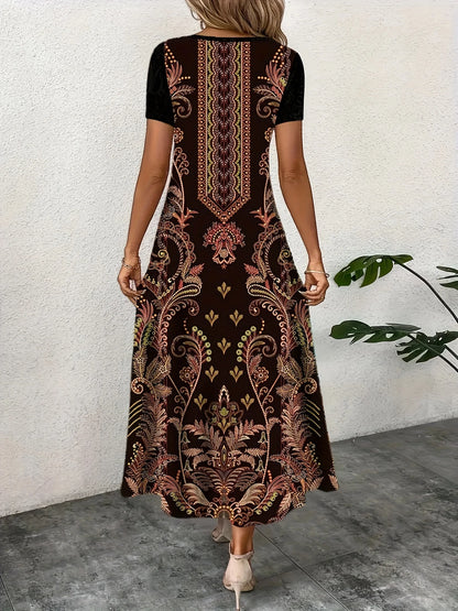 Women's Elegant Boho Maxi Dress – Lightweight, Comfortable & Stylish
